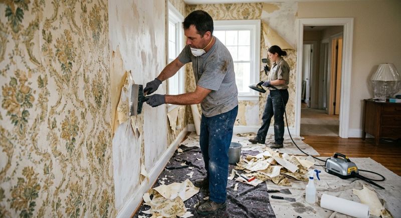Wallpaper Removal Service in Denver County, CO