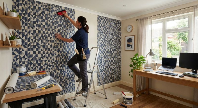 Kitchen Wallpaper Installation in Kansas City, MO