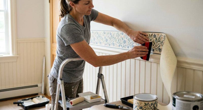 Wallpaper Border Installation in Overland Park, KS
