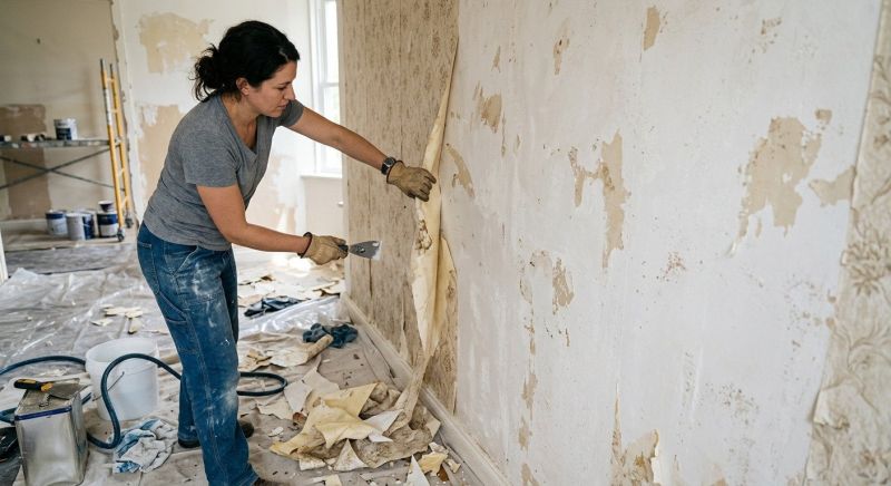 Wallpaper Removal Service in Conroe, TX
