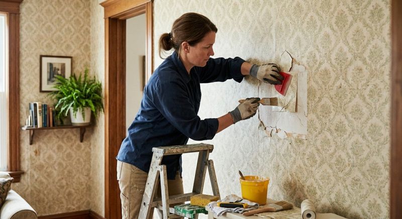 Wallpaper Seam Repair in Kansas City, KS